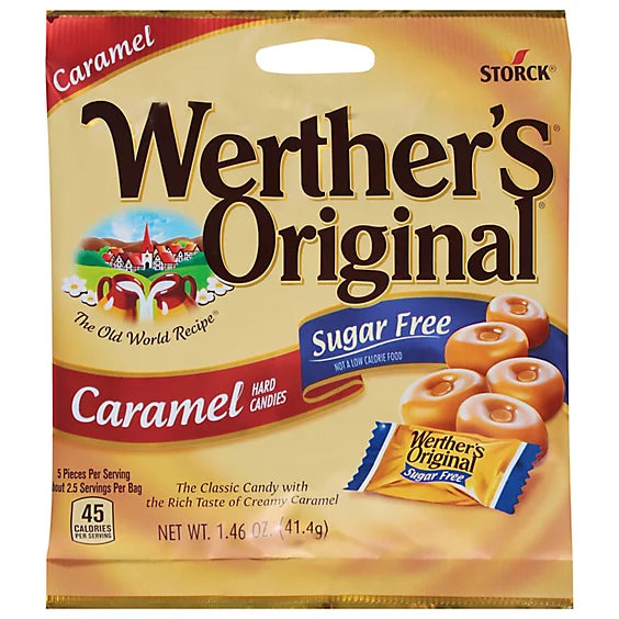 Werthers Original Caramel Hard Candies Sugar Free