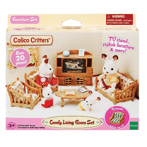 CC1808 COMFY LIVING ROOM SET CALICO CRITTERS