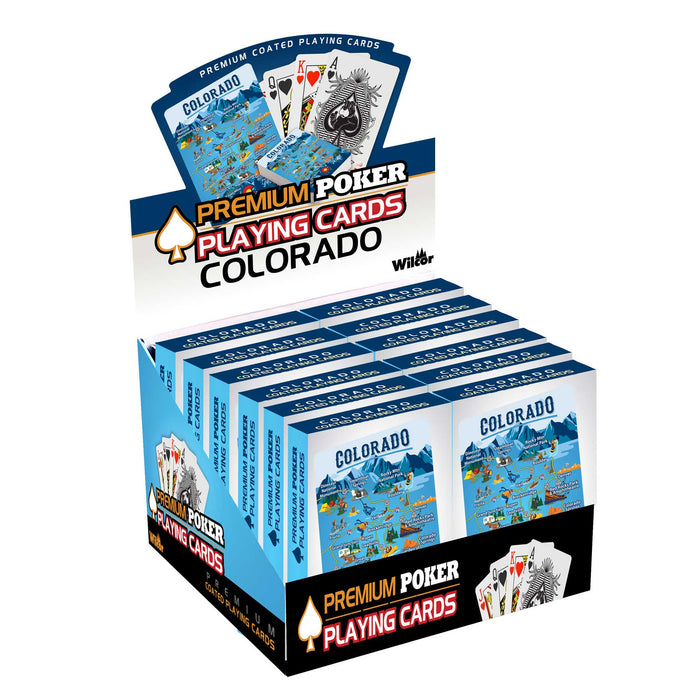 NEW0401 COLORADO MAP PLAYING CARDS