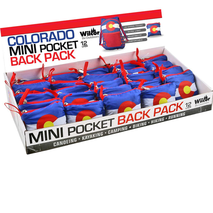 NEW0307 MINI POCKET BACKPACK COLORADO