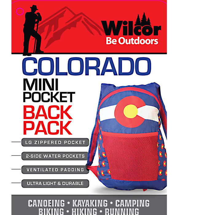 NEW0307 MINI POCKET BACKPACK COLORADO