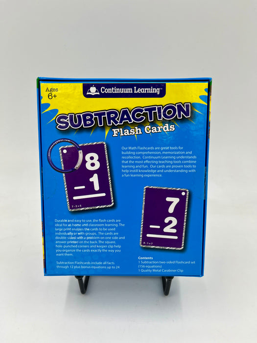 CG0339 SUBTRACTION FLASH CARDS