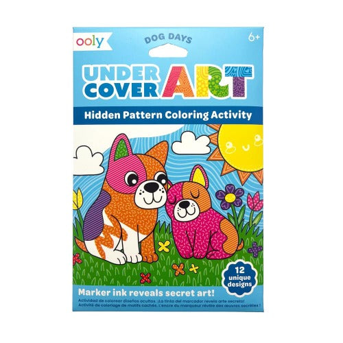 161-118 - Undercover Art Hidden Patterns Coloring Activity - Dog Days