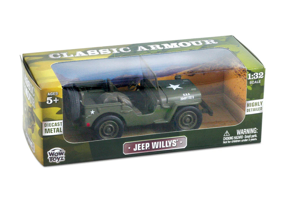 WTWJ CLASSIC ARMOUR WILLYS JEEP 1:32