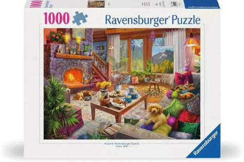 12000293 COZY CABIN 1000PC PUZZLE