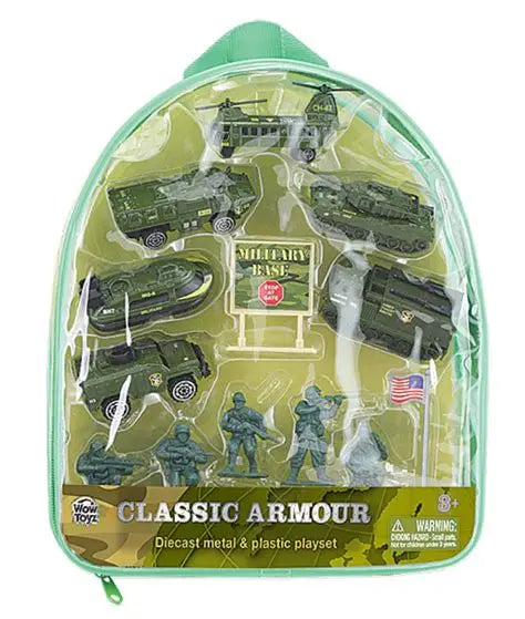 WTBPCA1 CLASSIC ARMOUR MILITARY BASE BACKPACK PLAYSET
