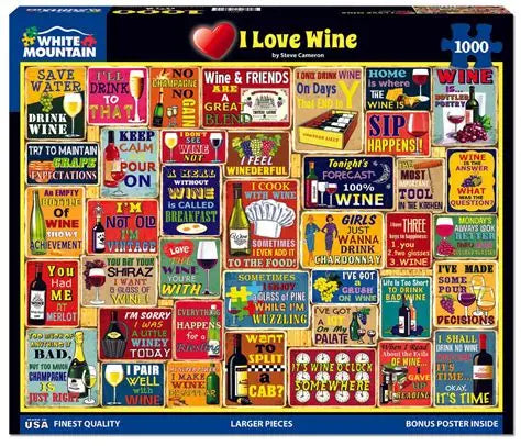 1840PZ I LOVE WINE (1000 PC)