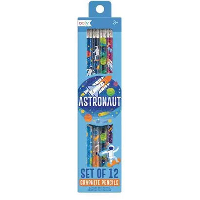 128-180 ASTRONAUT: GRAPHITE PENCILS (SET OF 12)