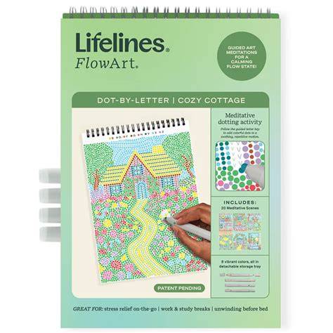 163149 FLOWART DOT-BY-LETTER COZY COTTAGE