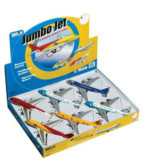 TM627 JUMBO JET PULLBACK 6PC