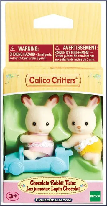 CC2099 BL CHOCOLATE RABBIT TWIN CALICO CRITTER