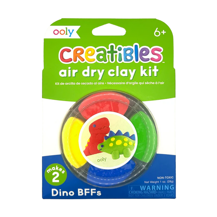 161-126 CREATIBLES: AIR DRY CLAY BFFS KIT - DINO PALS