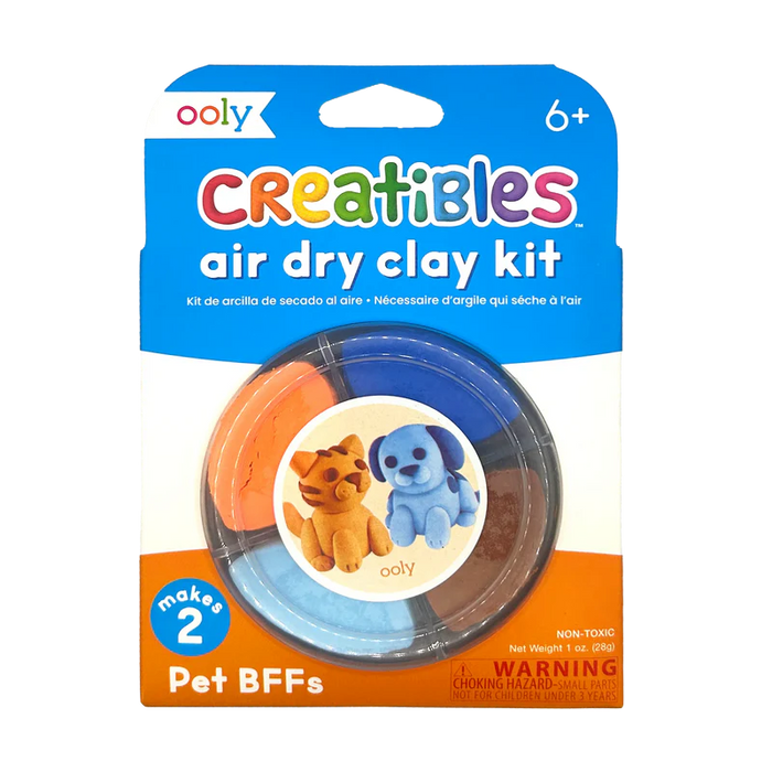 161-129 CREATIBLES: AIR DRY CLAY BFFS KIT - PET PALS