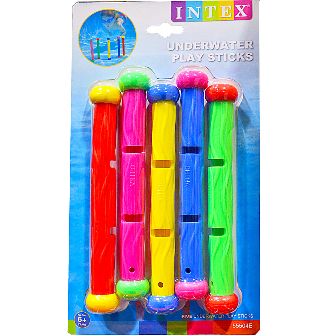SPR0856 UNDER WATER PLAY STICKS — Peak A Boo Toys Breckenridge
