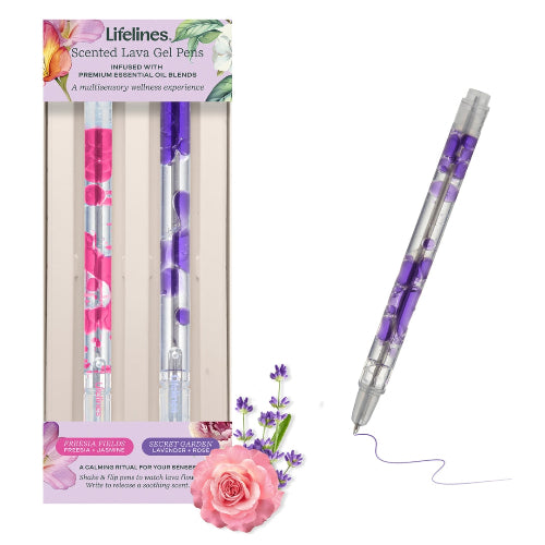 LL123109 LAVA PENS PURPLE/PINK