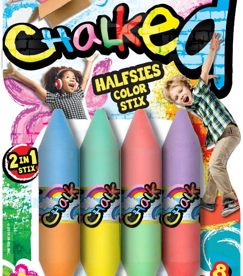 PKG0307 CHALK HALF SIZE STICK ASST