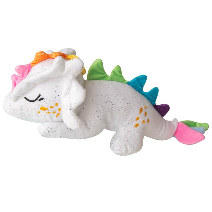 SNG96361 SNUGAROOZ DREAMER THE DRAGON PLUSH DOG TOY WHITE 14"