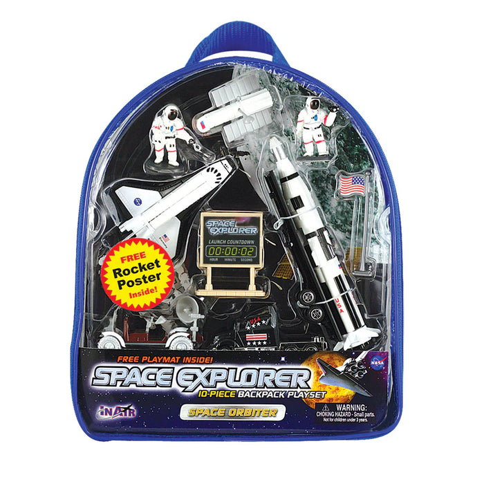 WTBPSH SPACE EXPLORER SPACE ORBITER BACKPACK PLAYSET