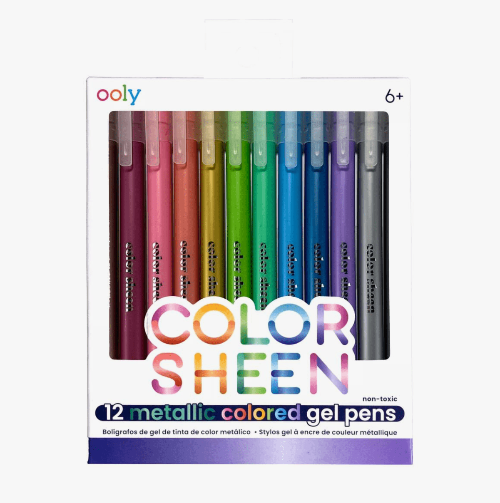132-151 - Color Sheen Metallic Gel Pens - set of 12