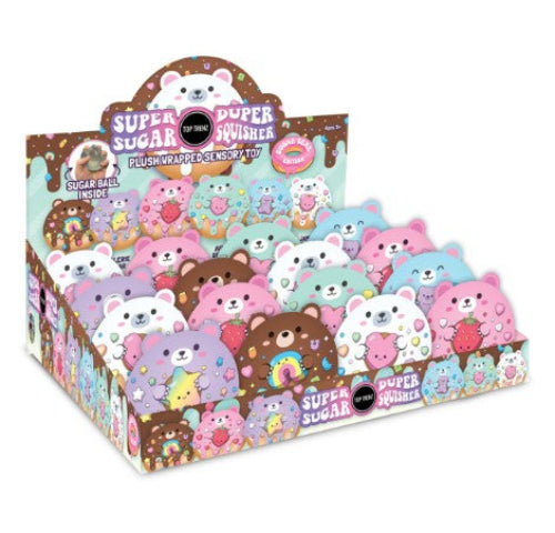 SUG-DONV2 PLUSH SUGAR DONUTS - BEAR EDITION