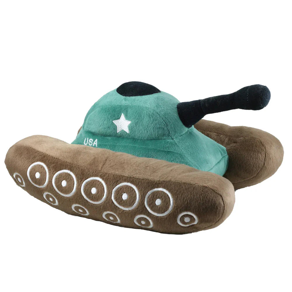 WTCZTA CUDDLE ZOO MILITARY TANK — Peak A Boo Toys Breckenridge