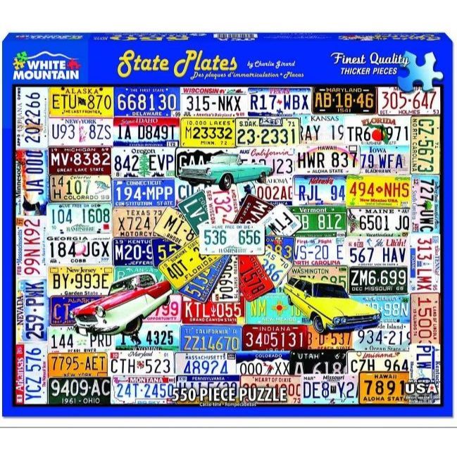 1259PZ STATE PLATES 500PC
