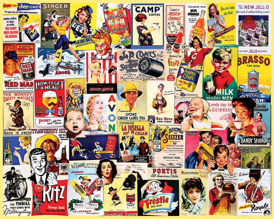 1813 Vintage Ads - 500 Piece