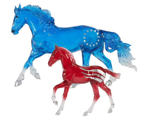 B-TR-10671 USA 250 CELEBRATION MARE & FOAL