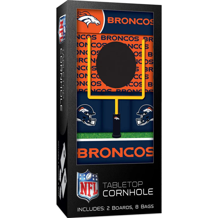 DEB3600 Denver Broncos Tabletop Cornhole