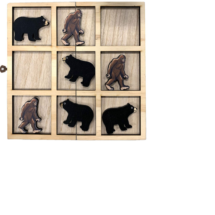 GFT5400 BIGFOOT/BEAR TRAVEL TIC TAC TOE