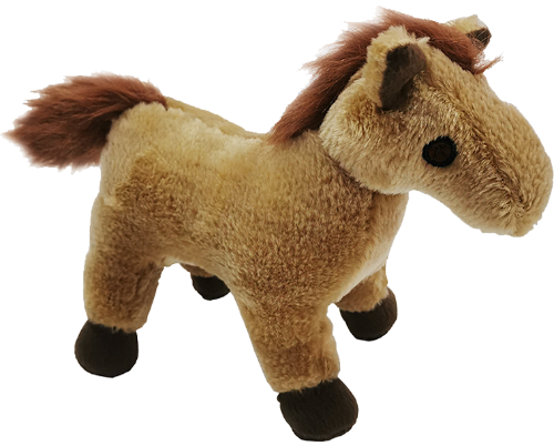 HRSE PLUSH SQUEAKY DOG TOY