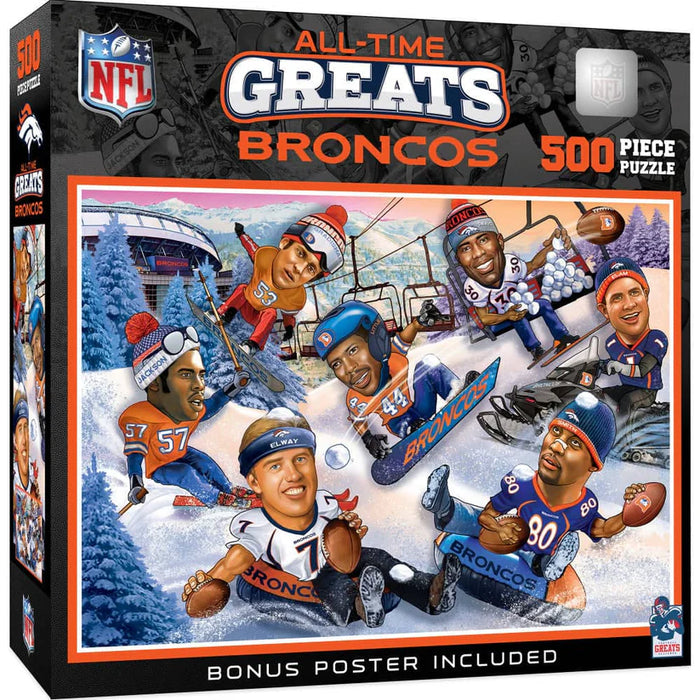 DEB1100 DENVER BRONCOS ALL-TIME GREATS 500PC