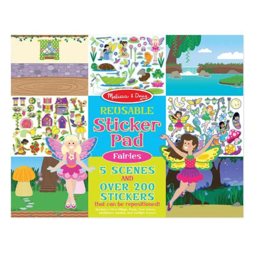 8603 REUSABLE STICKER PAD FAIRIES