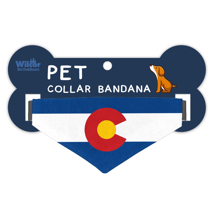 NEW0903 COLORADO PET COLLAR BANDANA