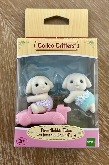 cc2340 Floral Rabbit Twins