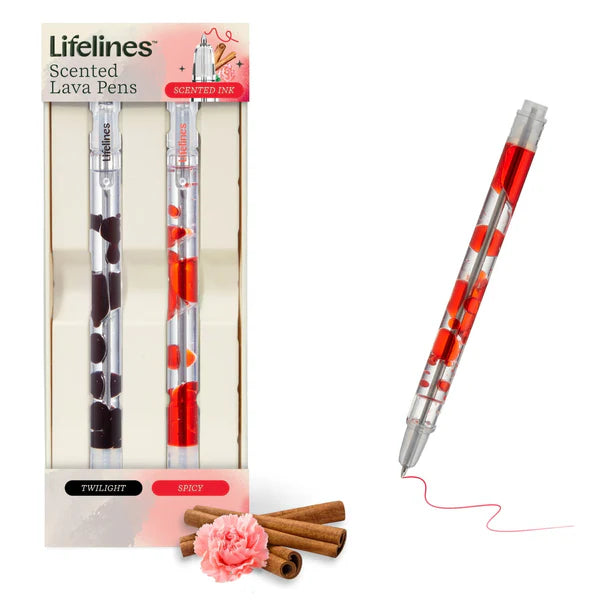LL112520 LAVA PENS RED/BLACK