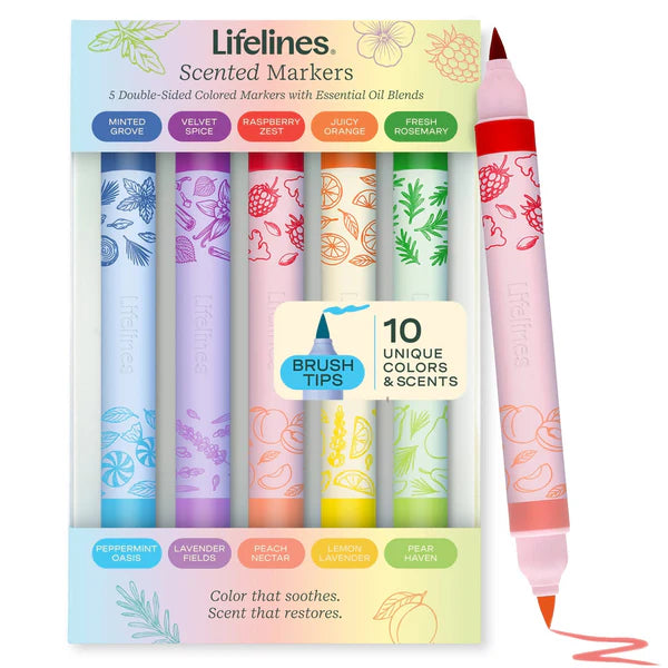LL123018 SCENTED MARKERS 10 COLORS