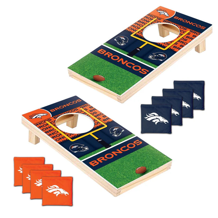 DEB3600 Denver Broncos Tabletop Cornhole