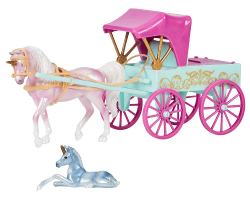B-SM-10666 STABLEMATES UNICORN MAGIC CARRIAGE PLAYSET